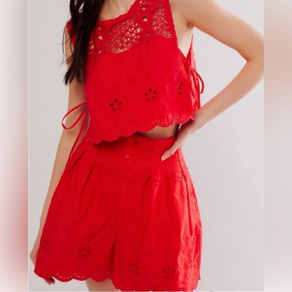 Red Free People Set